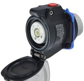 Meltric Plugs & Receptacles 22-14122-K16-R - DXN20 RECEPTACLE POLY BLACK SIZE 1 IP (22-14122-K16-R)