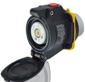 Meltric Plugs & Receptacles 22-14125-K16-843-R - DXN20 RECEPTACLE POLY BLACK SIZE 1 IP (22-14125-K16-843-R)