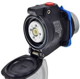 Meltric Plugs & Receptacles 22-14127-K16-R - DXN20 RECEPTACLE POLY BLACK SIZE 1 IP (22-14127-K16-R)