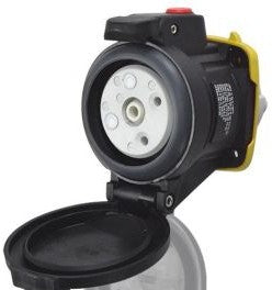 Meltric Plugs & Receptacles 22-34165-843-R - DXN30 RECEPTACLE POLY BLACK SIZE 2 IP (22-34165-843-R)