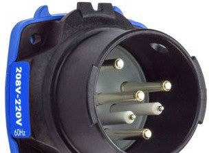 Meltric Plugs & Receptacles 22-38163-972 - DXN3 INLET W/2 PILOTS (22-38163-972)