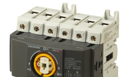 Socomec Disconnect Switches 22303008 - CHANGEOVER M2 3X80A (22303008)