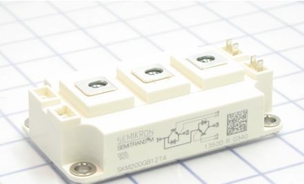 Semikron Transistors SKM200GB12T4 - IGBT, DUAL, 1200V, 314A (22892060)