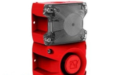 Pfannenberg Audible Signaling Devices 23351101000 - Sounder/Strobe, 230VAC, Clear Lens, Red (23351101000)