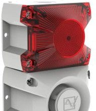 Pfannenberg Audible Signaling Devices 23351105055 - Sounder/Srtobe, 230VAC, Red Lens, Gray (23351105055)