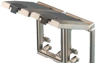 Rittal Enclosures 2482330 - INTERFACE FLAP - METAL DOUBLE PK/1 (2482330)
