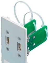 Rittal Enclosures 2482540 - INSERT 2 x USB PORTS FORM A PK/1 (2482540)