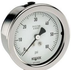 NOSHOK Panel Meters & Gauges 25-500-15000-PSI/KPA - Pressure Gauge, 2.5in. 304SS Case (25-500-15000-psi/kPa)