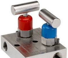 NOSHOK Valves - Hydraulic & Pneumatic 2602-FFC - 2 Valve Manifold, Hard Seat, 1/4 NPT Female x (2602-FFC)
