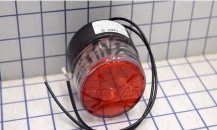 Tomar Electronics Visual Signaling Devices 290LF-120-240-R - Red, Flashing 120-240 VAC 1/2 IN Pipe (290LF-120-240-R)