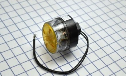 Tomar Electronics Visual Signaling Devices 290LS-120-240-A - Amber, Steady-On 120-240 VAC 1/2 IN Pipe (290LS-120-240-A)