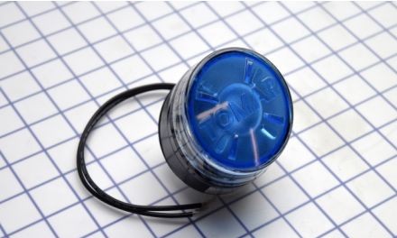 Tomar Electronics Visual Signaling Devices 295LS-120-240-B - Blue, Steady-On 120-240 VAC 1/2 IN Male (295LS-120-240-B)