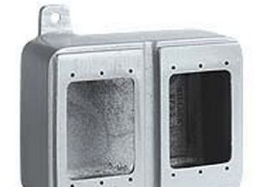 Killark Electrical Boxes 2FDQ - DEVICE BOX 2GANG DEEP AL (2FDQ)