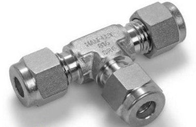 Ham-Let Fittings - Hydraulic & Pneumatic 764LSS2 - Stainless Steel 316 Union Tee, Let-Lok Tube (3009199)