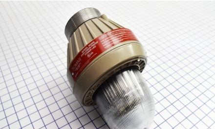 Tomar Electronics Visual Signaling Devices 3024XLF-W - White, Flange Mount 3/4 IN Hub 10-36 VDC (3024XLF-W)