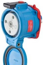 Meltric Plugs & Receptacles 31-14243-K04 - Receptacle, 30A, 480V, 3P+G, DR30A (31-14243-K04)