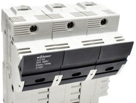 Woehner 31287 - Fuse Holder, 3P, 600V, 30A, Class-J, DIN Rail Mount (31287-WONR)