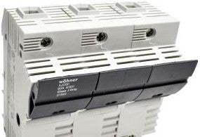 Woehner 31922 - Fuse Holder, 3P, 600V, 60A, Class-J, DIN Rail Mount (31922-WONR)