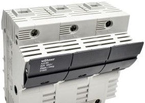Woehner 31925 - Fuse Holder, 3P, 600V, 60A, Class-J, LED Fuse Ind (31925-WONR)