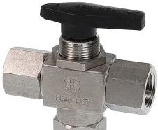 Ham-Let Valves - Hydraulic & Pneumatic H6810SSN3/8IPST - Valve, Stainless Steel, Ball (3200518)