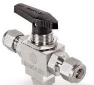 Ham-Let Valves - Hydraulic & Pneumatic H-800S-SS-L-1/4-T - Valve, Stainless Steel, Ball (3200527)