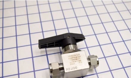 Ham-Let Valves - Hydraulic & Pneumatic H-800L-SS-L-3/8 - Valve, Stainless Steel, Ball, (3203672)