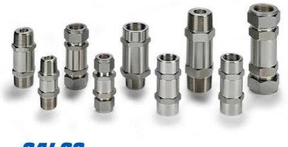 Ham-Let Valves - Hydraulic & Pneumatic H-410-SS-G-1-3PSIOC - Valve, Stainless Steel, Check, (3208377)