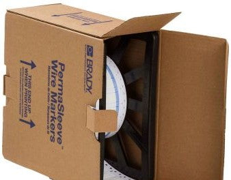 Brady Labels 3PS-375-2-WT - Double Sided PermaSleeve Polyolefin Wire (32512)