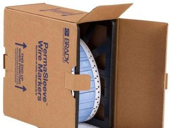 Brady Labels PS-375-2-WT - PermaSleeve Polyolefin Wire Marking Sleeves (32604)