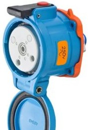 Meltric Plugs & Receptacles 33-34072 - Receptacle, 30A, 2P+G, 250V, DS30 Decontactor (33-34072)