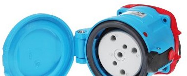 Meltric Plugs & Receptacles 33-64243-C-K04-972 - DS100C RECEPTACLE W/2 PILOTS (33-64243-C-K04-972)