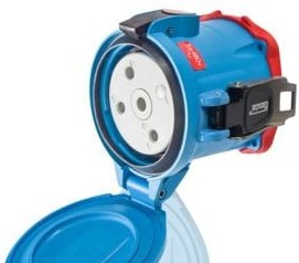 Meltric Plugs & Receptacles 33-94043 - Receptacle, 100A, 480V, 3P+G, Poly, DS100 (33-94043)