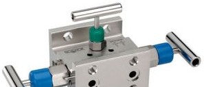 NOSHOK Valves - Hydraulic & Pneumatic 3510-MFC - 3 Valve Manifold, Soft Seat, Flange x 1/2 NPT (3510-MFC)