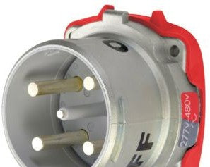 Meltric Plugs & Receptacles 37-68247-C-K04-4X - DS100C INLET (37-68247-C-K04-4X)