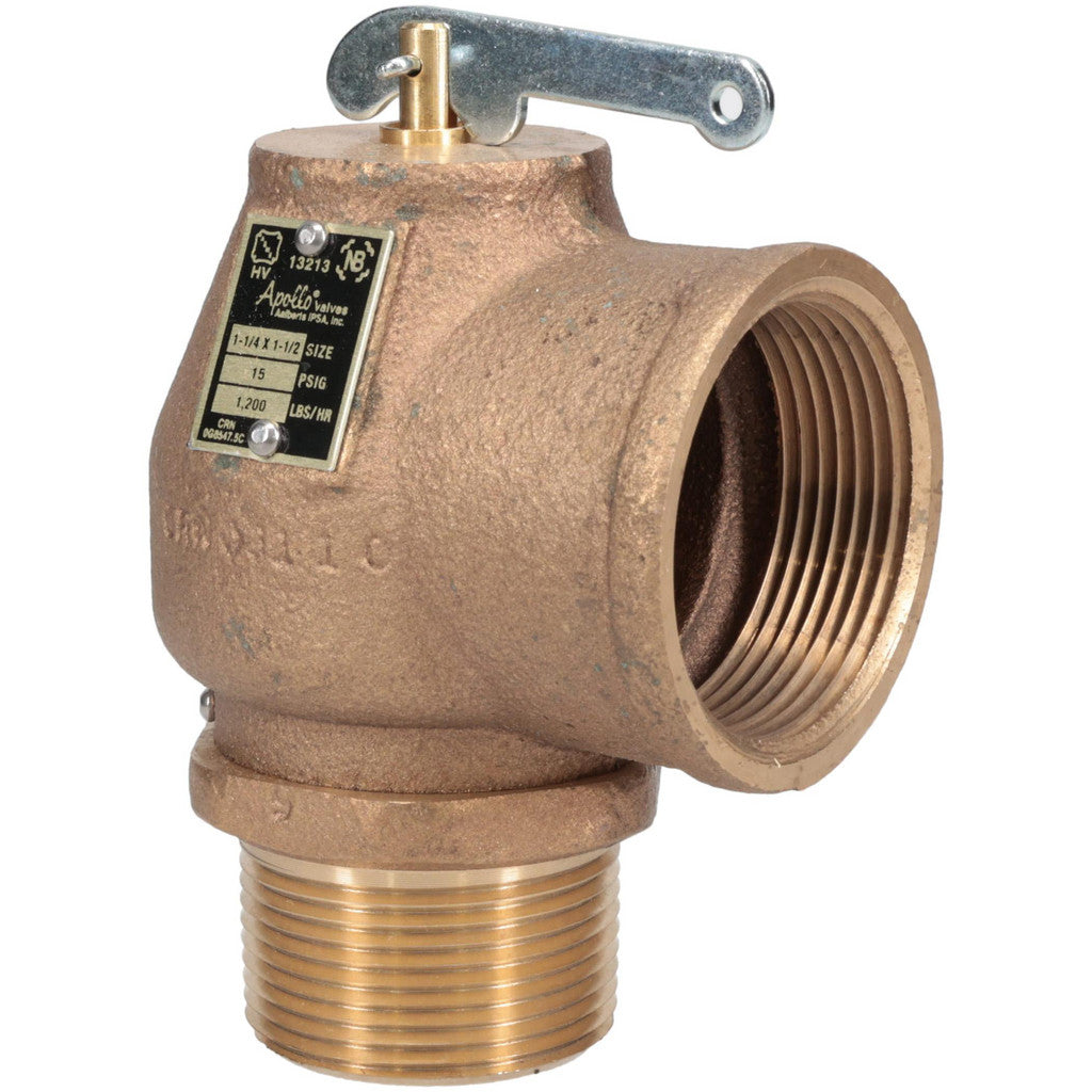 Apollo® 13-213-B15 Apollo® ASME Low Pressure Steam Heating Relief Valve: 1-1/4" (13-213-B15)