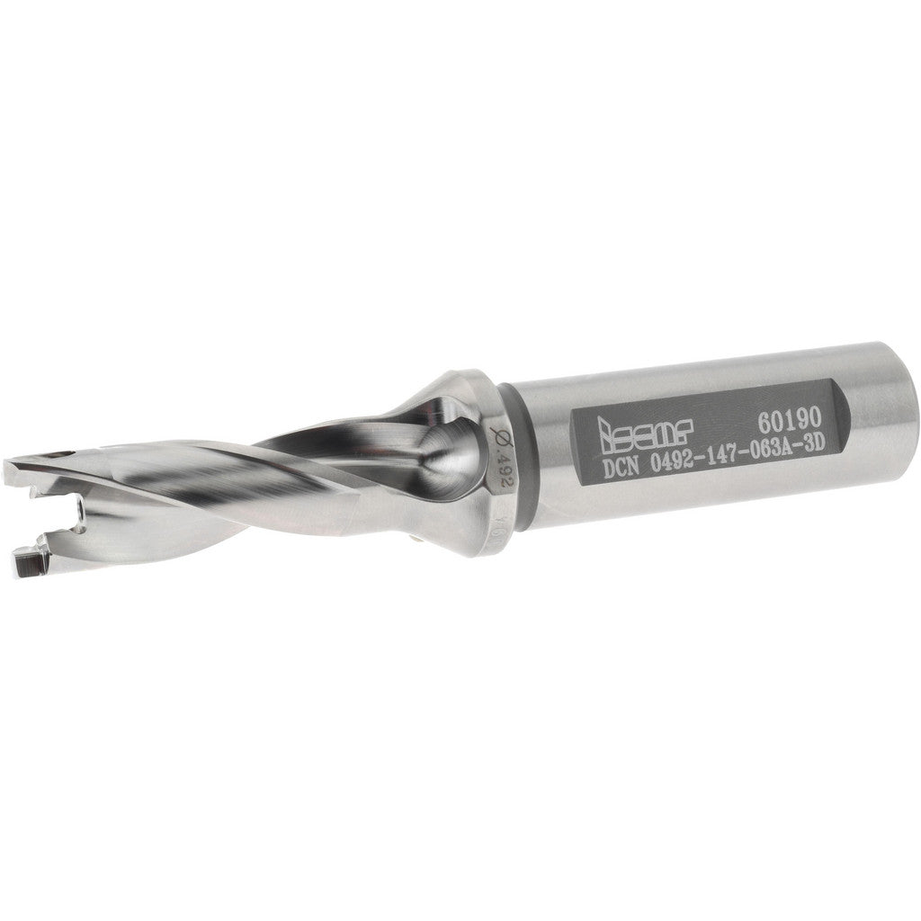 Iscar 3202285 Iscar Replaceable-Tip Drill: 0.4920" to 0.5080", 1.4700" Max Depth (3202285)