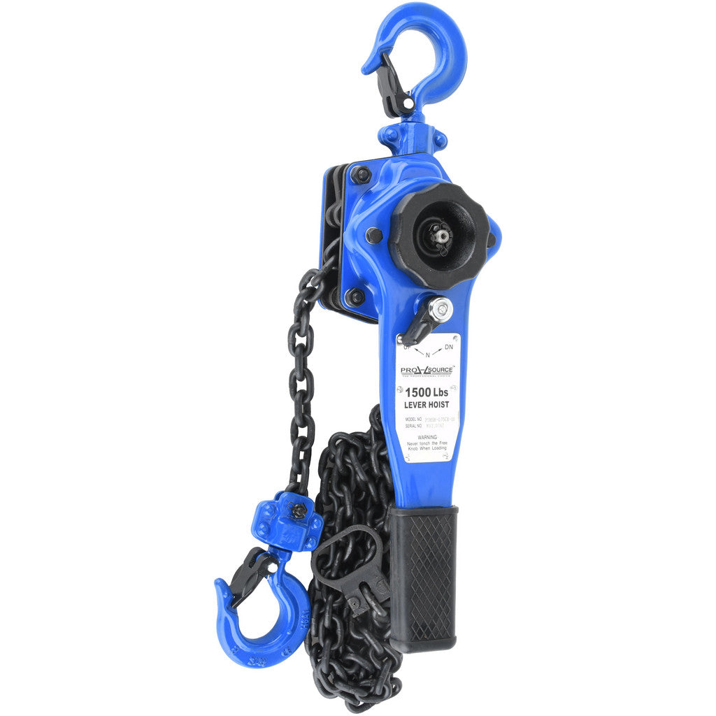 PRO-SOURCE PSHSH-0.75CK-10 PRO-SOURCE Manual Lever Hoist: 1500 lb Capacity (PSHSH-0.75CK-10)