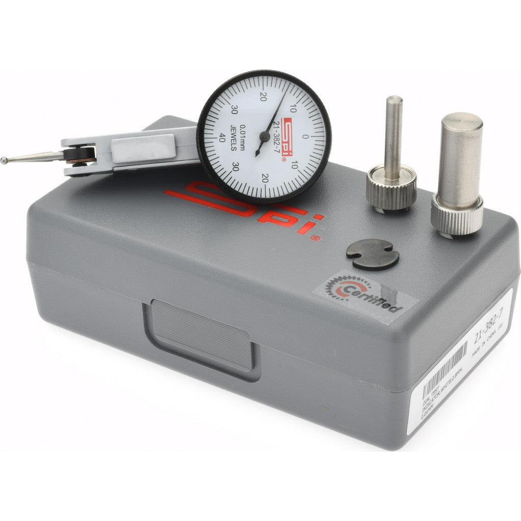 SPI CMS160726106 SPI Dial Test Indicator: 0.00 to 0.80 mm, 0-40-0, 0.01 mm (CMS160726106)