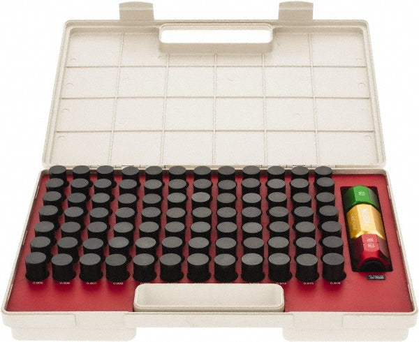 SPI 22-168-9 SPI Class ZZ Plug Gage Set: 0.833 to 0.916" Range, 84 Pc, Black Oxide (22-168-9)