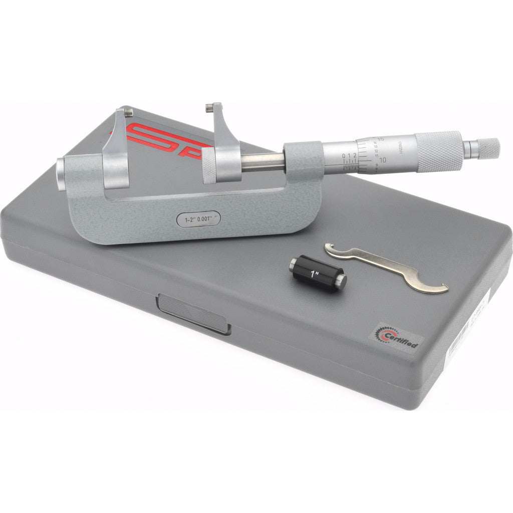 SPI 17-945-7 SPI Mechanical Outside Micrometer: 2" Max, 0.001000" Graduation (17-945-7)