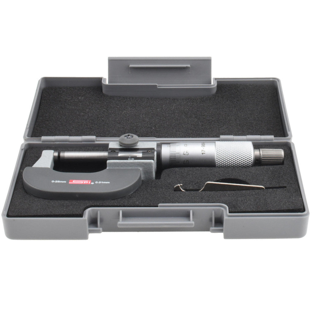 SPI CMS160809010 SPI Mechanical Outside Micrometer: 0.0100" Graduation (CMS160809010)
