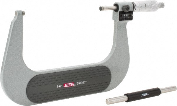 SPI CMS160809006 SPI Mechanical Outside Micrometer: 6" Range, 0.0001" Graduation (CMS160809006)