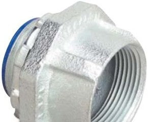 Thomas & Betts Fittings 382-TB - 6 Inch Hub Connector, Malleable Iron Electro Zinc (382-TB)