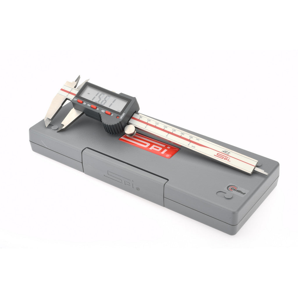 SPI CMS160928004 SPI Electronic Caliper: 150.00 mm/6", ±0.0100 mm/±0.0005" (CMS160928004)