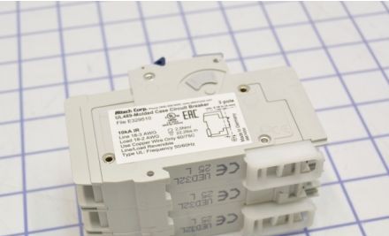 Altech Circuit Breakers 3D32UL - Circuit Breaker, 3-P, 32A/480V, D, 480Y/277VAC (3D32UL)