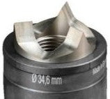 Rittal Knockouts 4055134 - AS SHEET METAL PUNCH FOR STAINLESS STEAL PK/1 (4055134)