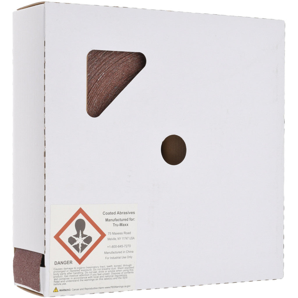 Tru-Maxx 5074 Tru-Maxx Shop Roll: 2" Wide, 50 yd Long, 120 Grit, Aluminum Oxide (5074)
