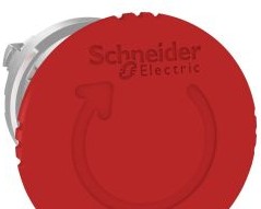 Square D Switches ZB4BS844 - Red 40mm Emergency stop pushbutton head 22mm (419084)