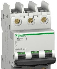Square D Circuit Breakers 60172 - Miniature Circuit Breaker, 240V, 4A, 3P, Box/Box (421629)