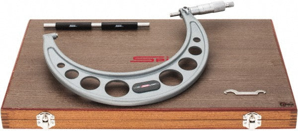 SPI CMS160622032 SPI Mechanical Outside Micrometer: 8" Range, 0.0001" Graduation (CMS160622032)